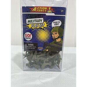 Imperial Action Force Military Playset 50 Pcs. Army Men Birthday Party Play Fun